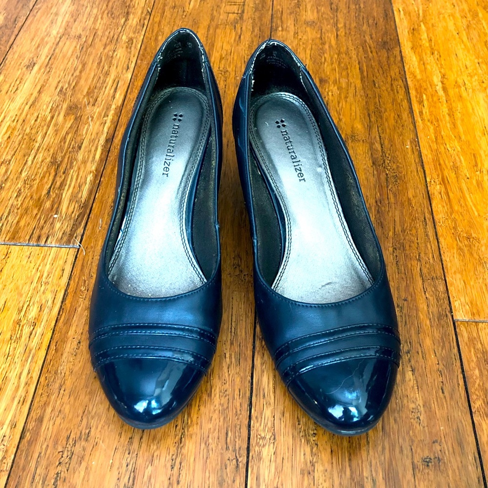 Navy Naturalizer Size 8 Wedge Business